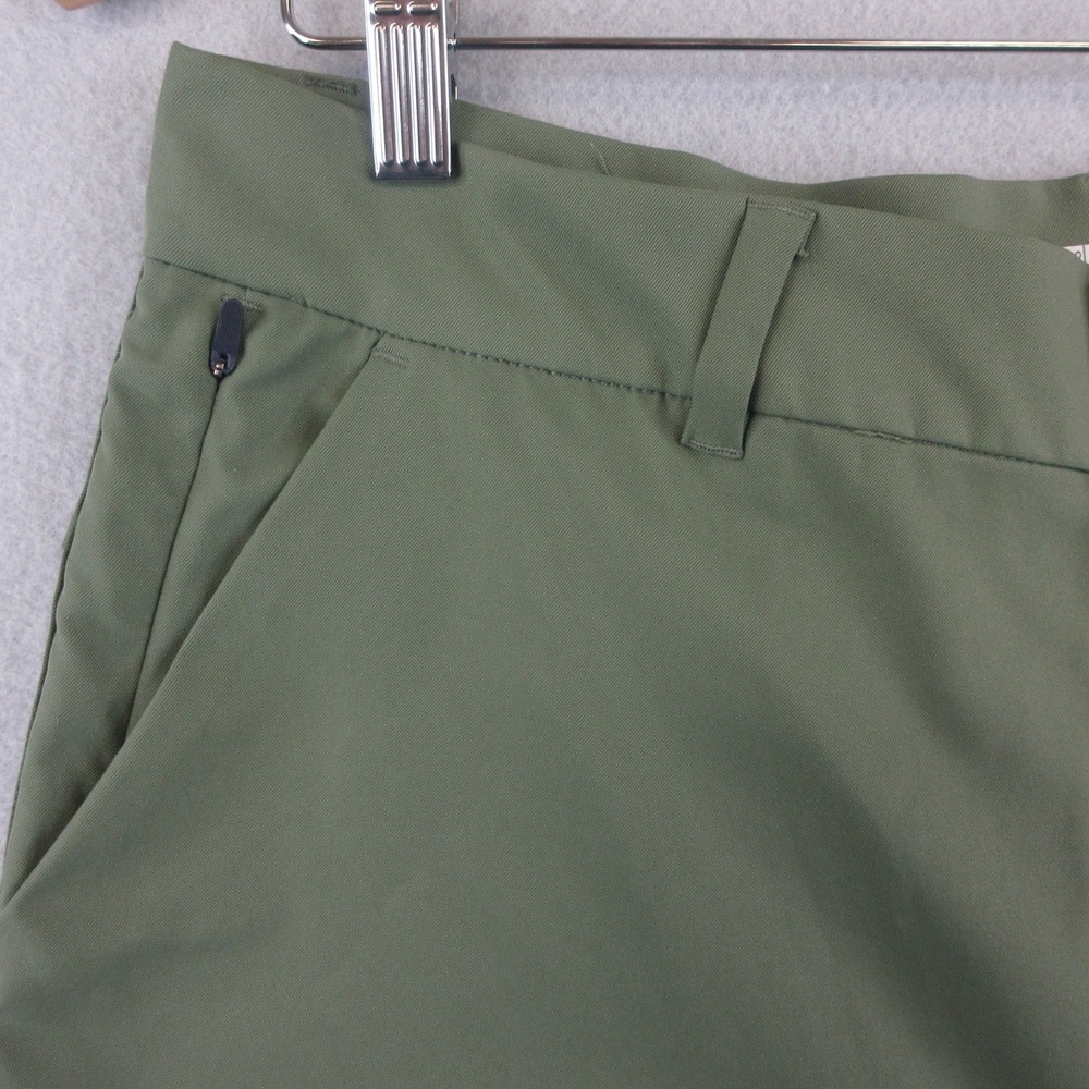 32 Degrees Cool Shorts Mens 34 Olive Green Performance Stretch Golf Casual - Picture 3 of 10